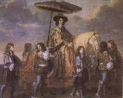 Charles le Brun Chancellor Seguier at the Entry of Louis XIV into Paris in 1660 oil